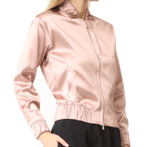 APL Jackets & Blazers - APL Pink Satin Bomber Jacket XS